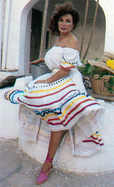 Rocío posando en la finca San Pedro.