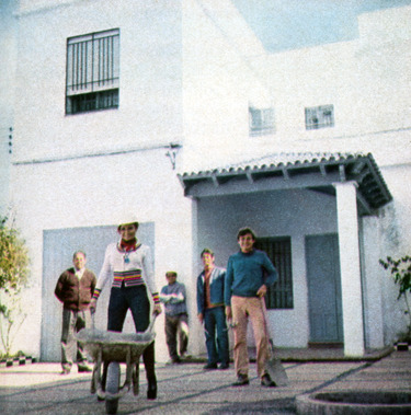 Rocío en su casa de Chipiona