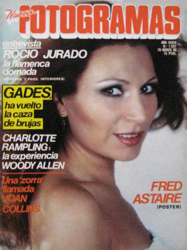 Portada de revista con Rocío Jurado