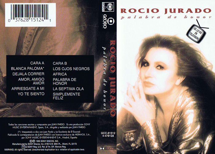 Palabra de honor [CASSETTE - GLOBO RECORDS]