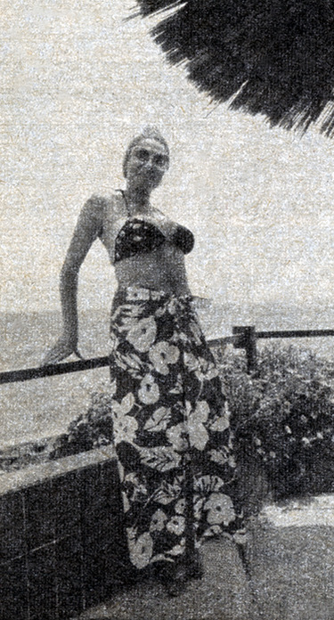 Rocío fotografiada en Alicante.